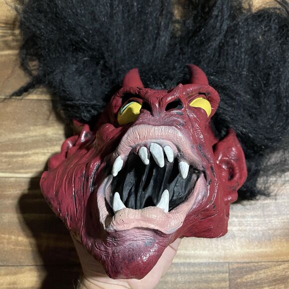 PMG Halloween Mask Devil 2006 The Paper Magic Group Scary Evil Costume Rare! - Picture 5 of 14